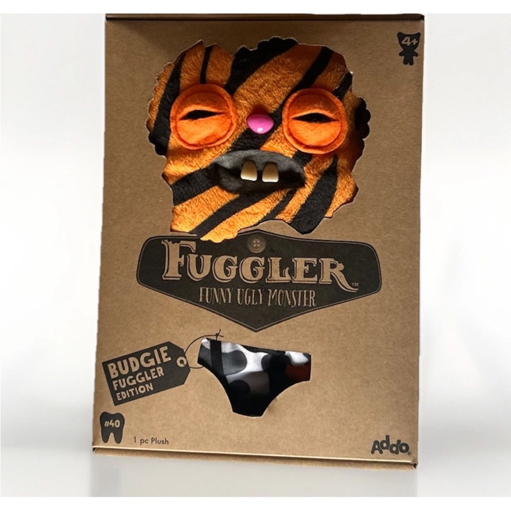 Orange Fuggler Funny Ugly Monster Plush